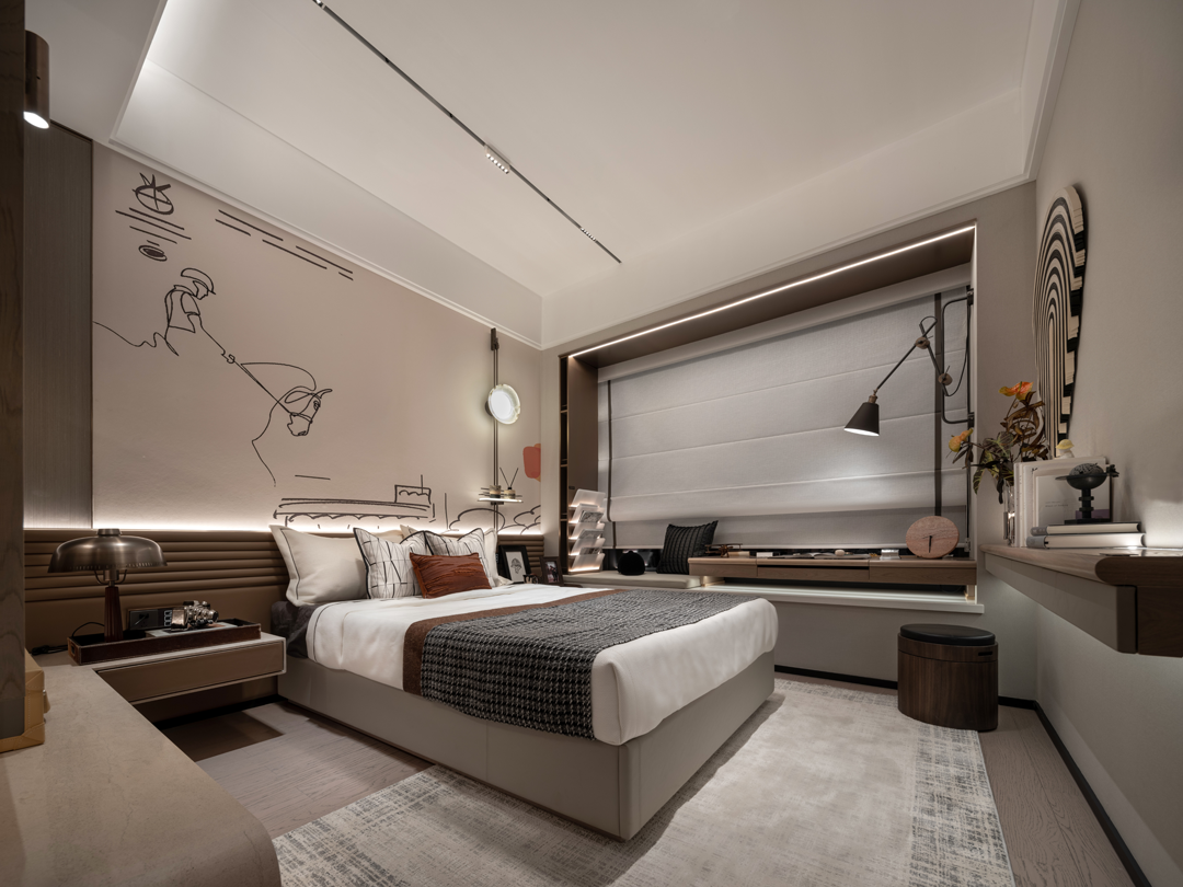 广州中海·麓府样板房丨中国广州丨柘壹设计Z ONE（软装,硬装）,宝贤华瀚建筑工程设计有限公司（建筑）-44