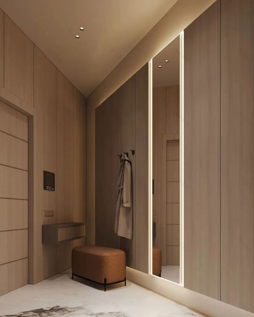 500㎡联排别墅,现代东方诗意空间丨东易日盛北京原创别墅分公司-92