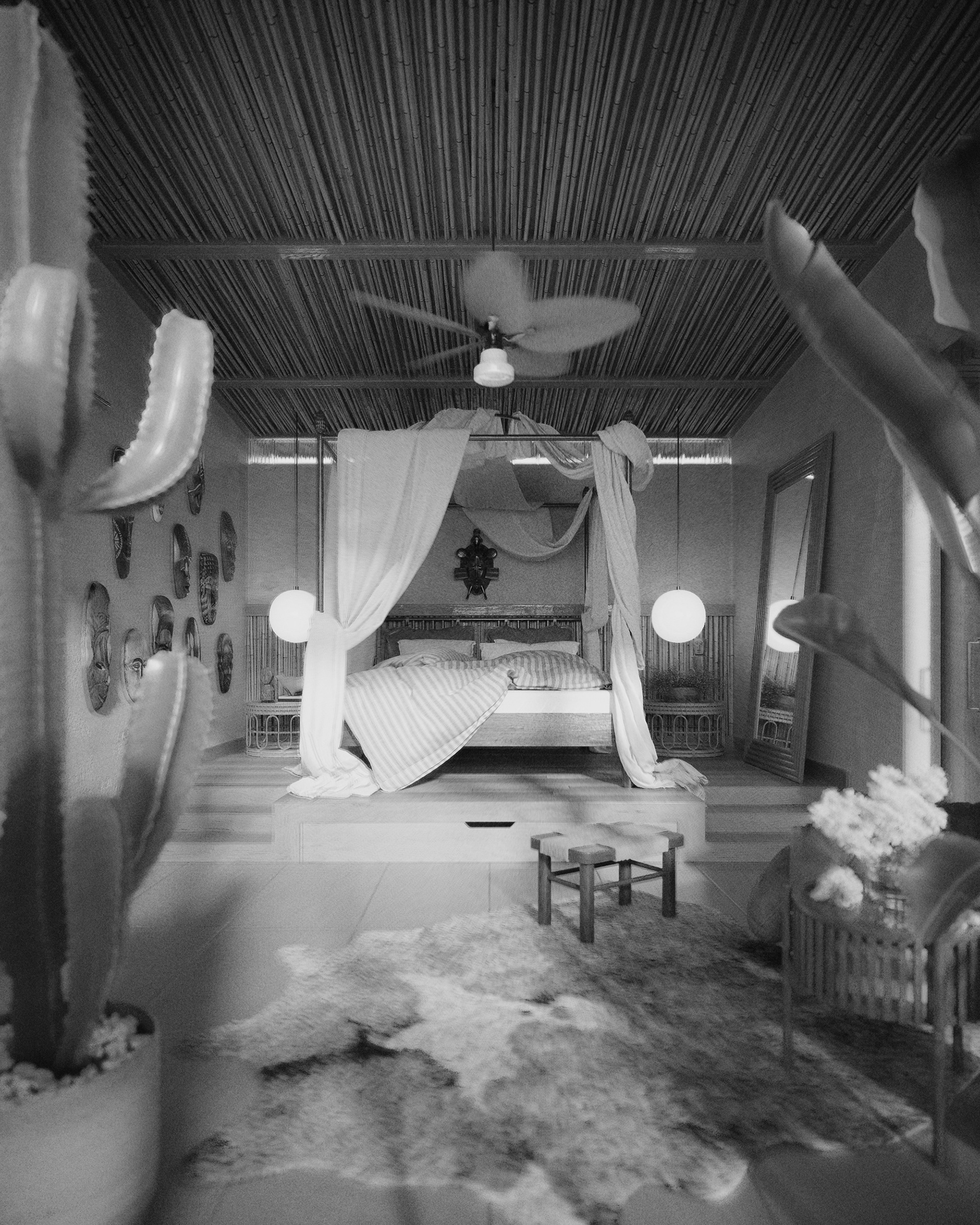 Tropical bedroom( Full CGI)-11