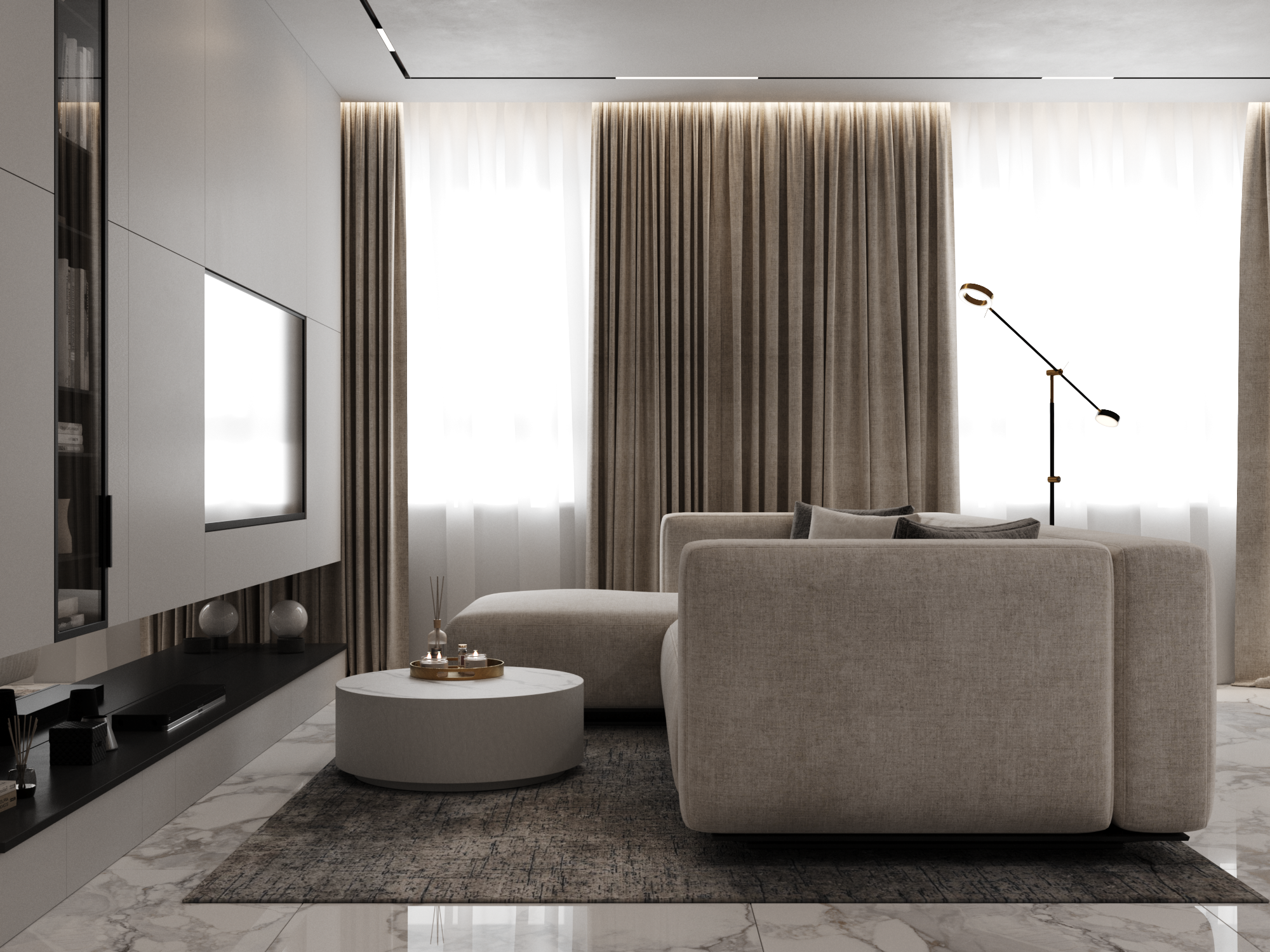 Проект трехкомнатной квартиры в ЖК "Левада", г. Минск-5