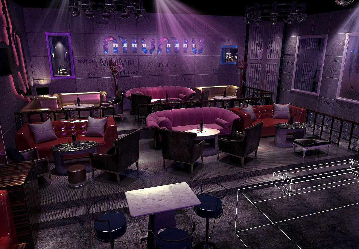 本色风格酒吧效果图-2