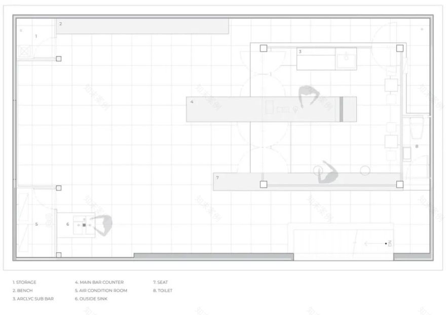 朝鲜胡同里的玻璃立方体咖啡馆丨勾勾手设计网-6