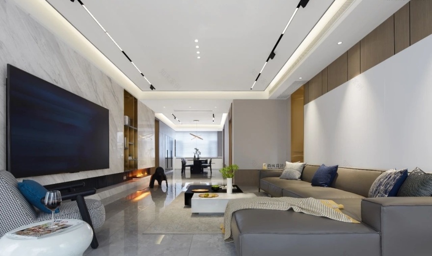 现代轻奢新生,温暖冬日家园丨中国上海丨尚成设计-18