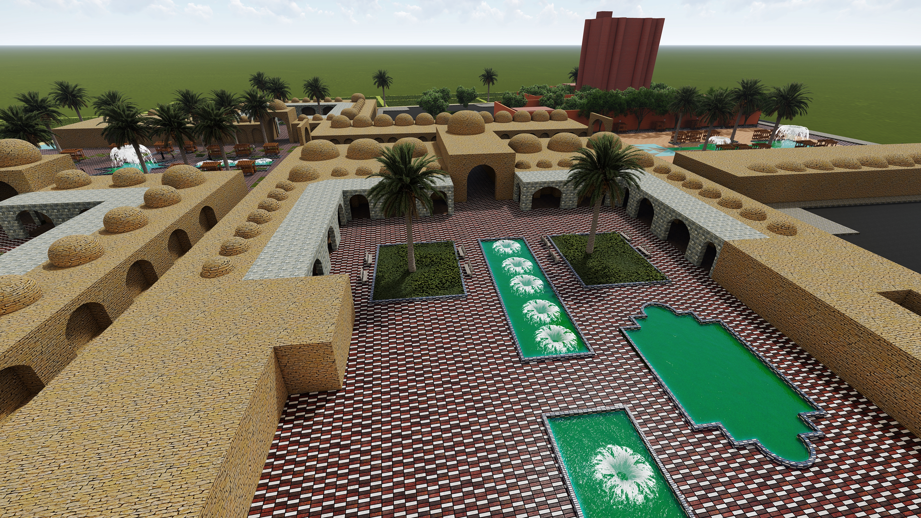 The design of an international tourist crafts center-13