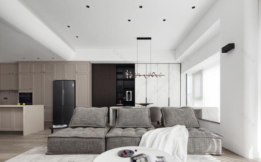 深咖灰调的普拉提会所-1