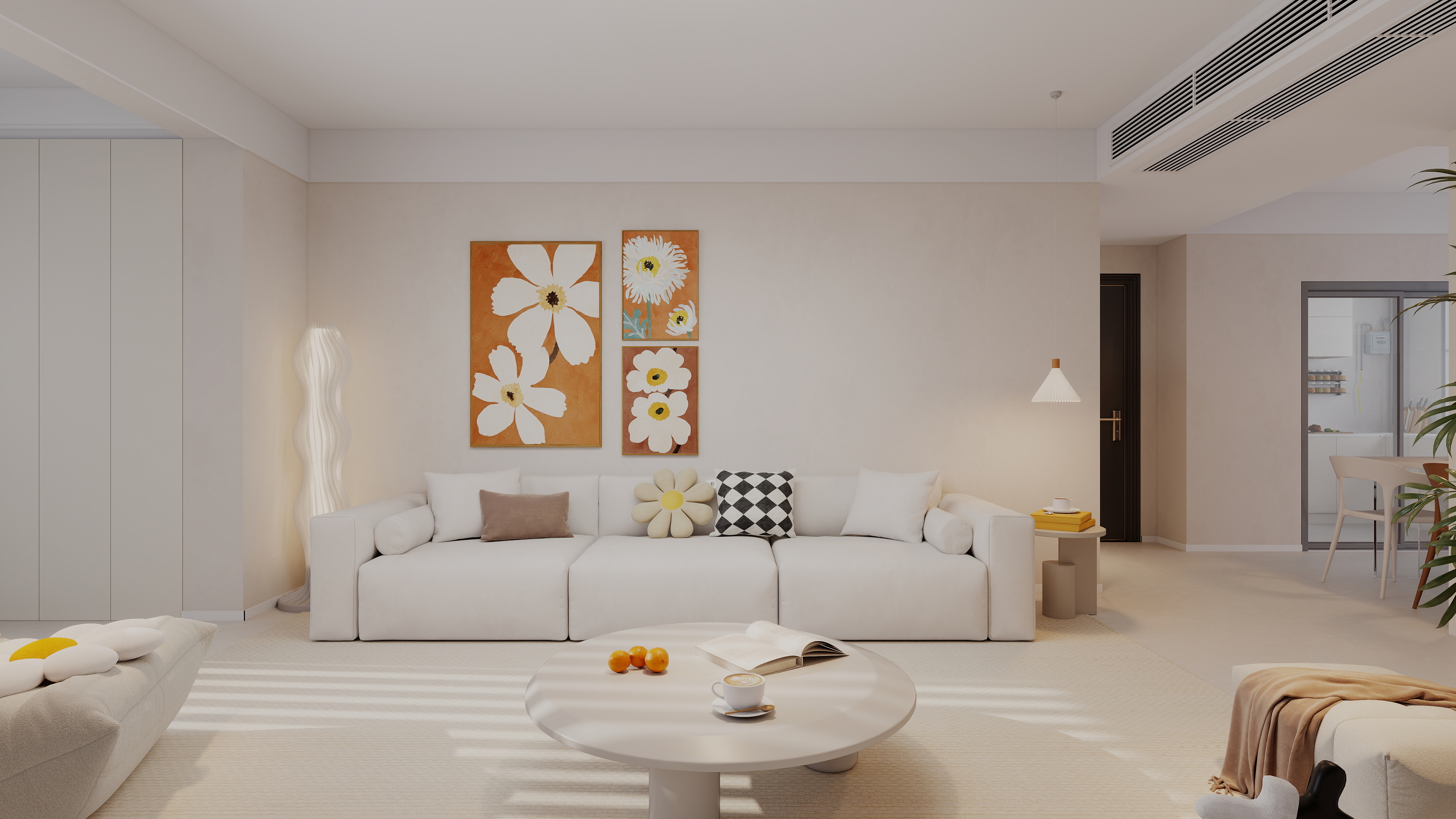 正弘·尚文苑原木奶油风112㎡3室-4