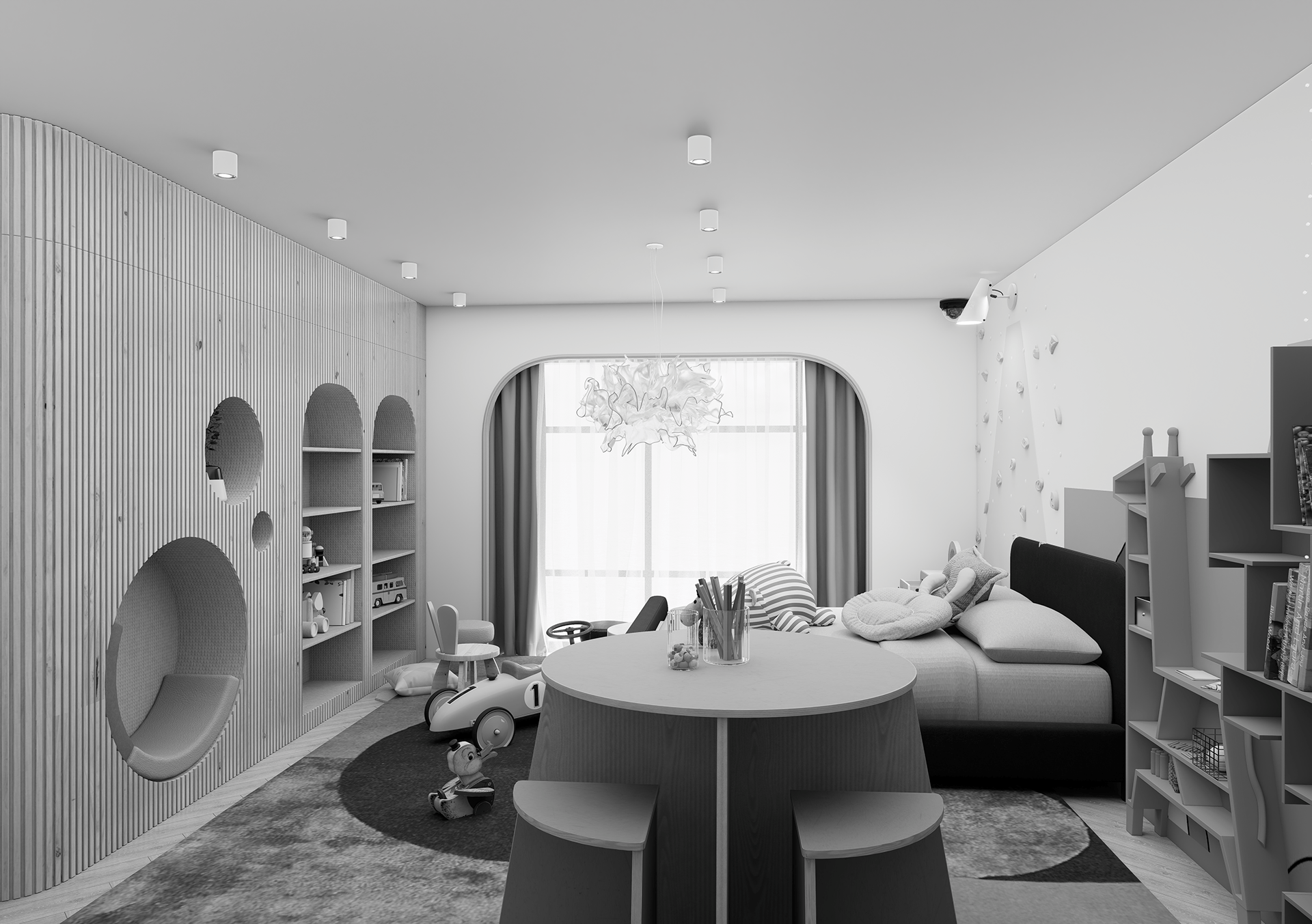 Kids Room Interior Design | 3ds Max + Corona-6