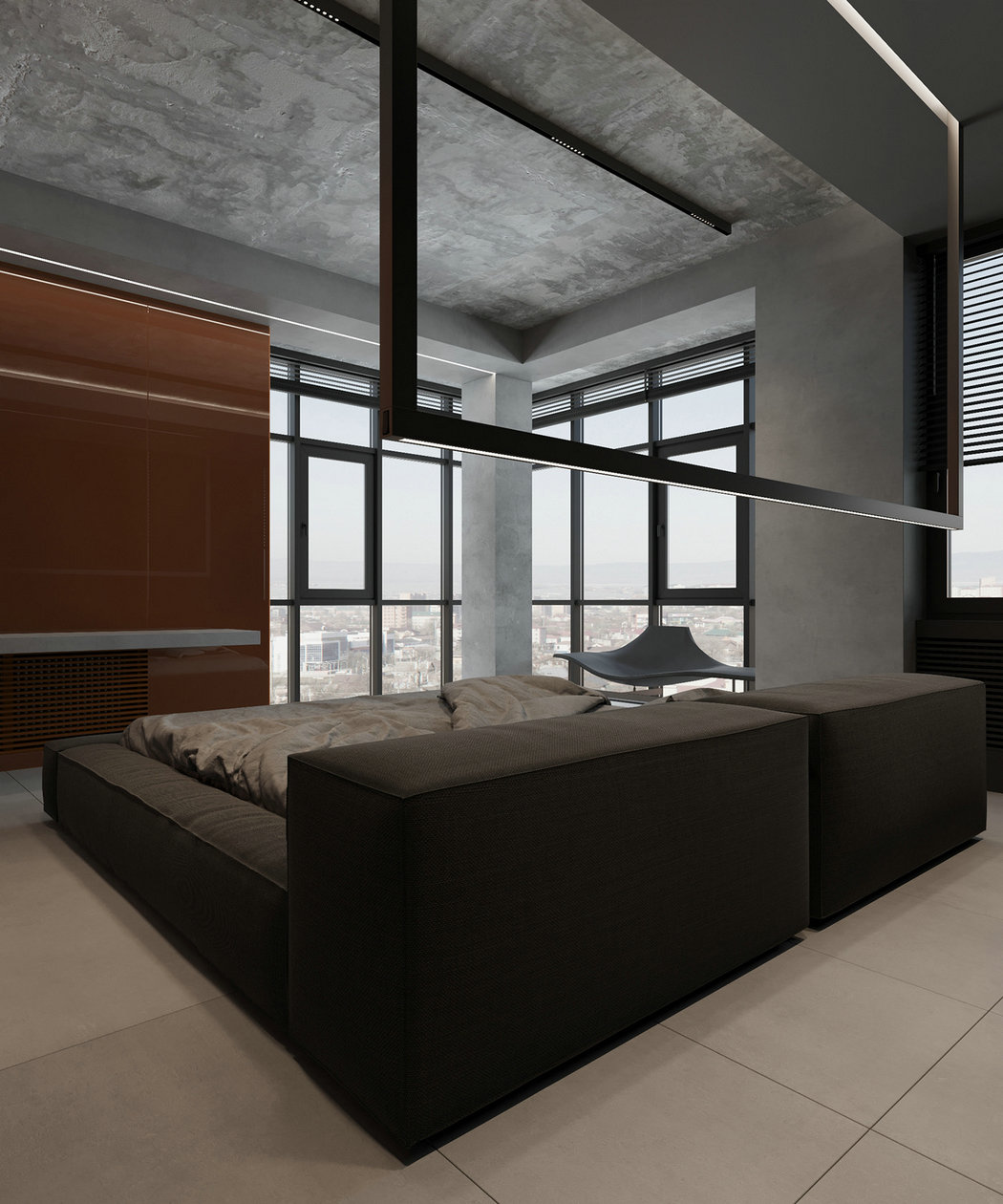 高级黑色系住宅设计-18