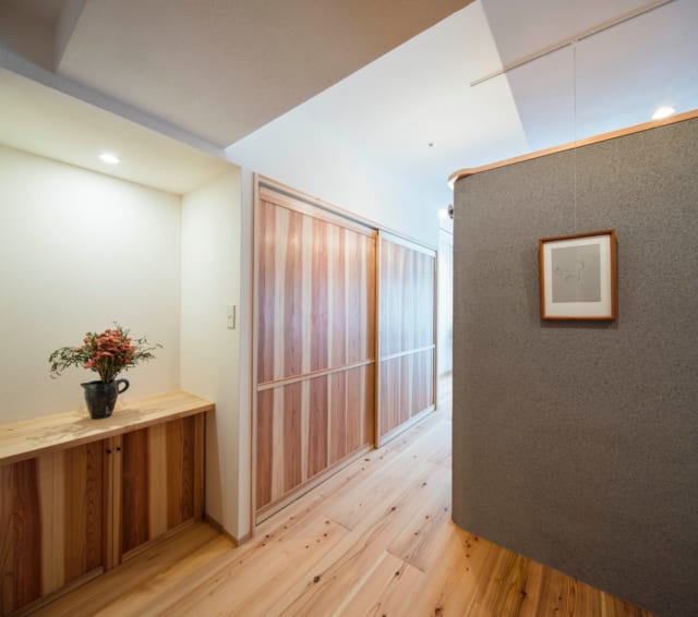 塔楼公寓自然素材翻新项目丨日本神奈川丨一级建筑师事务所Bois设计室藤田敦子-18