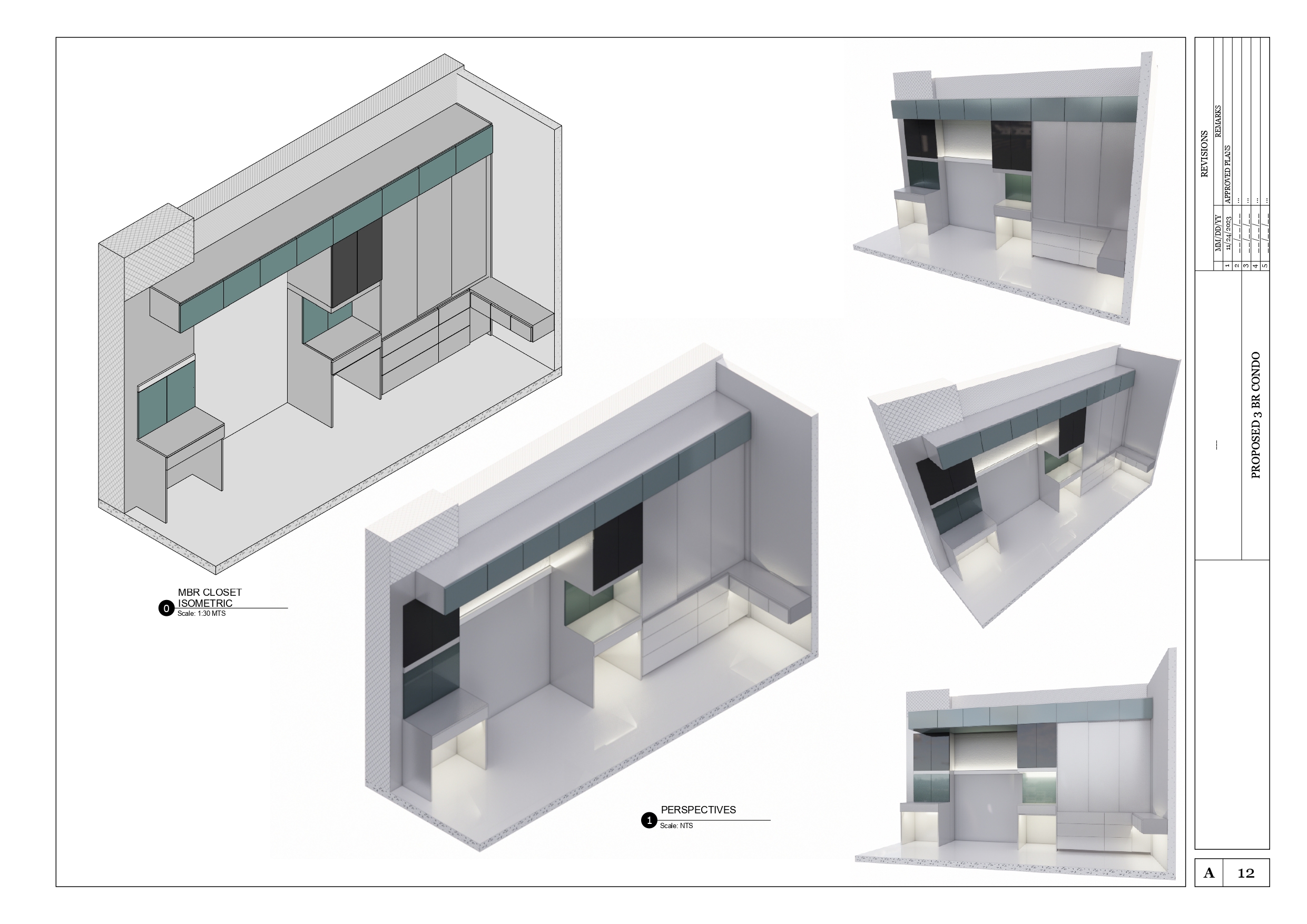 3 bedroom full interior fitout-11