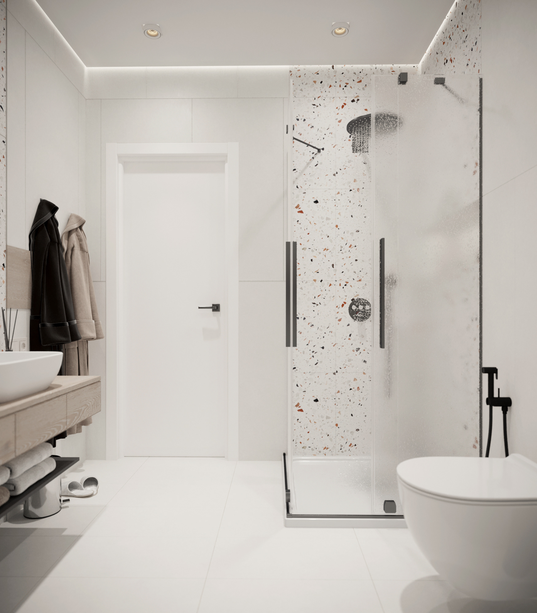 卧室室内设计丨俄罗斯莫斯科丨Alena Kokueva-14