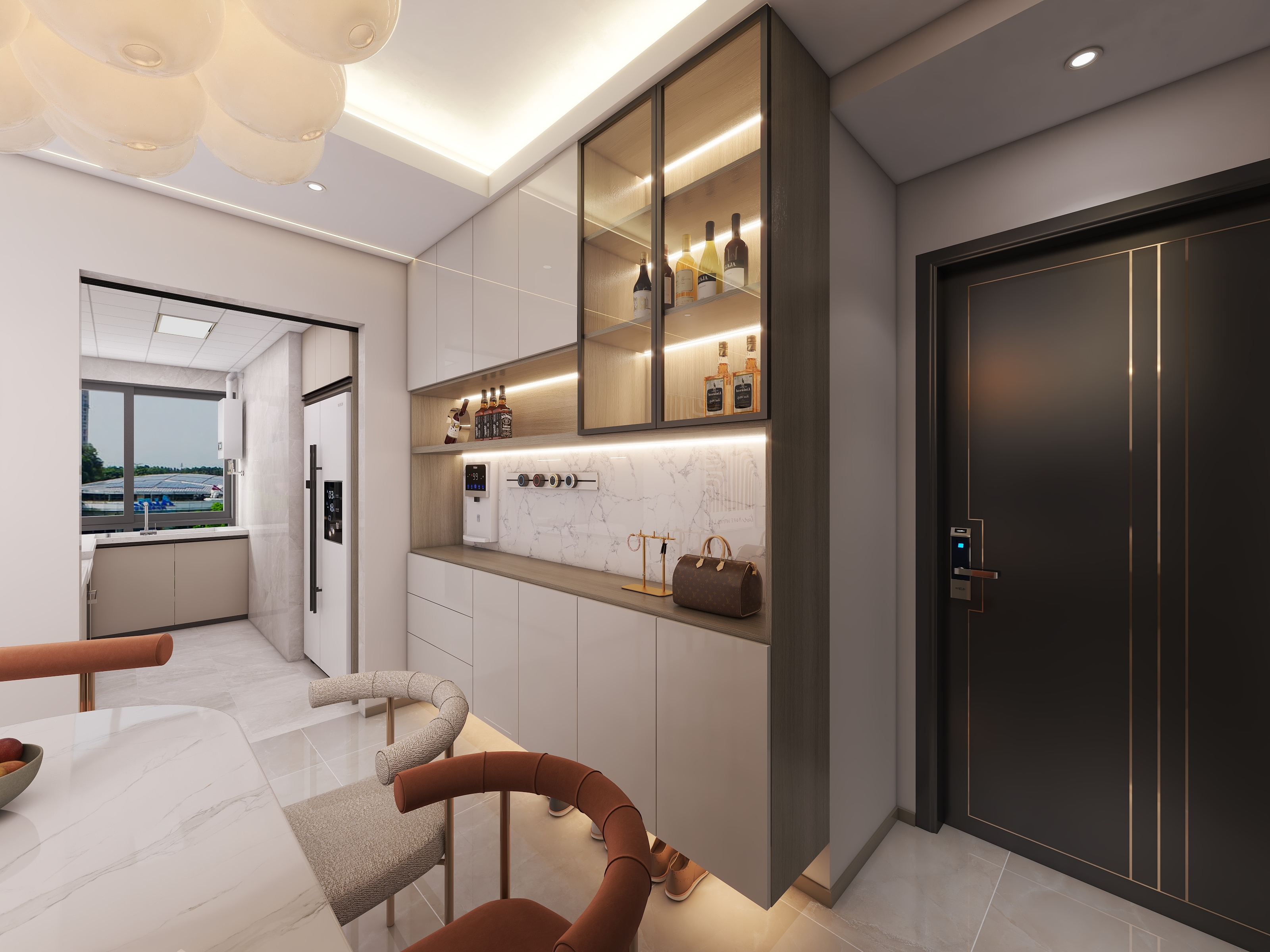 四川成都香瑞楠府（95平方现代简约三居室）-20