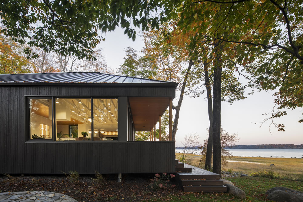 魁北克L'Échouage别墅丨加拿大魁北克丨Bourgeois,Lechasseur architees-27