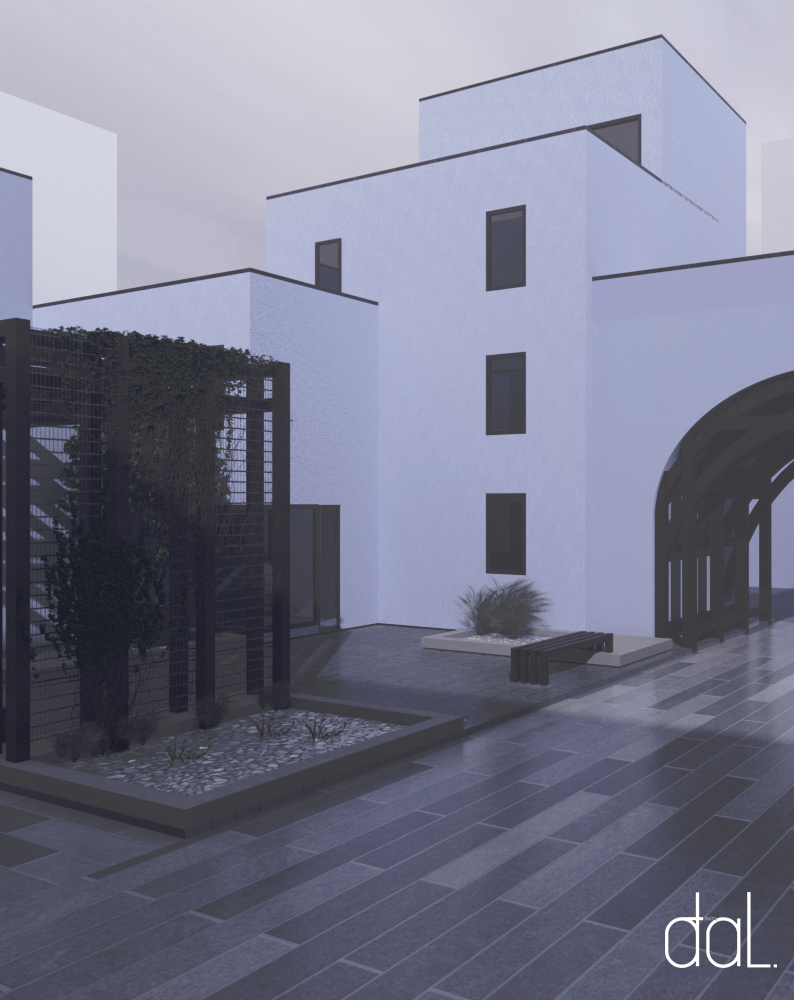 蓝调建筑 · Blender 户外视觉设计-7