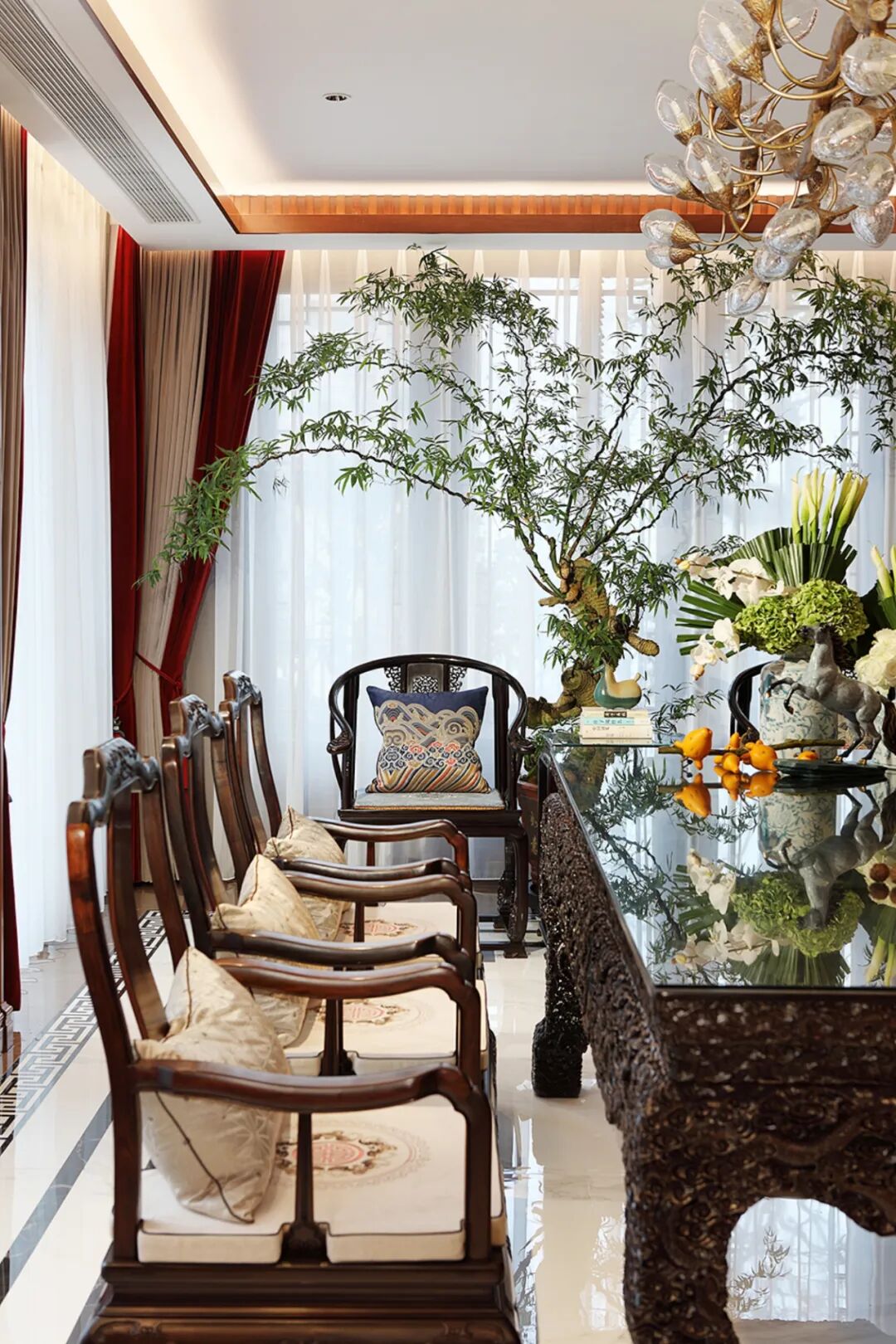 木隐当代|以木纹肌理重构东方栖居的美学-11