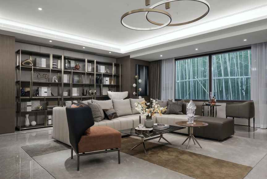 金地·悦城大境样板间 | 现代风格,艺术与生活的完美结合-17