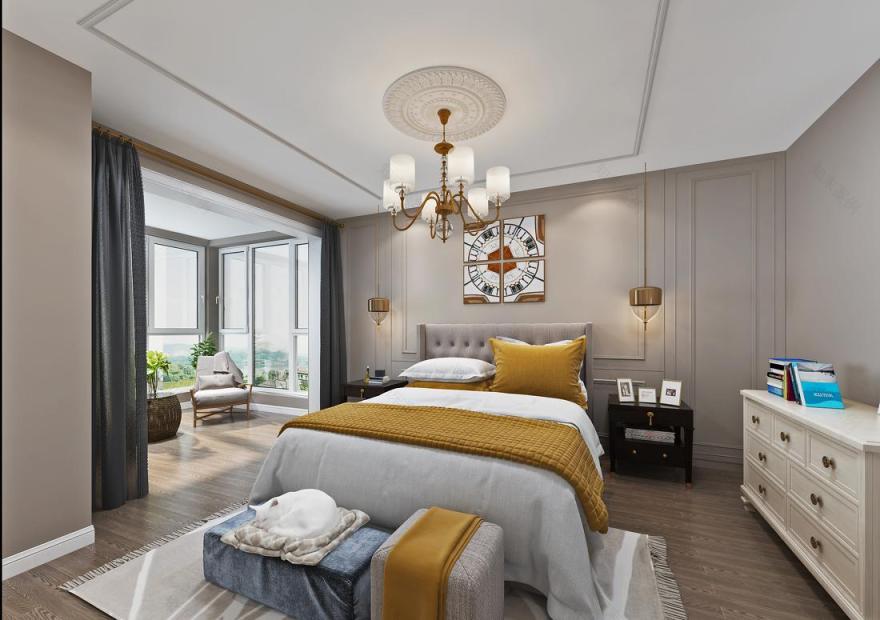 佳泰雅园新中式平层设计-14