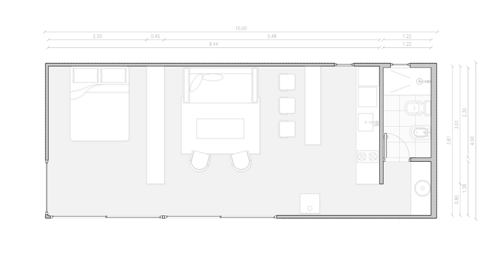 阿根廷 40 平方米小模块住宅设计丨SET Ideas-23