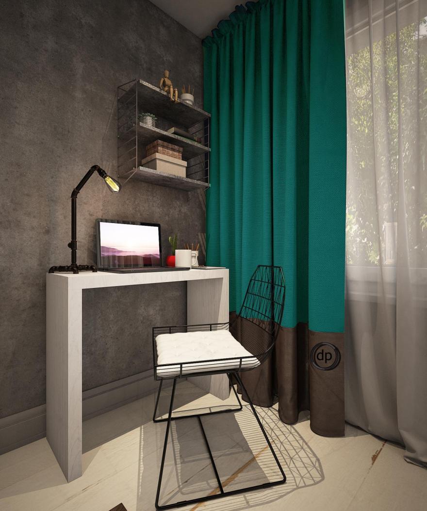 小户型公寓的 loft 设计丨俄罗斯莫斯科丨Diana(Диана)-55