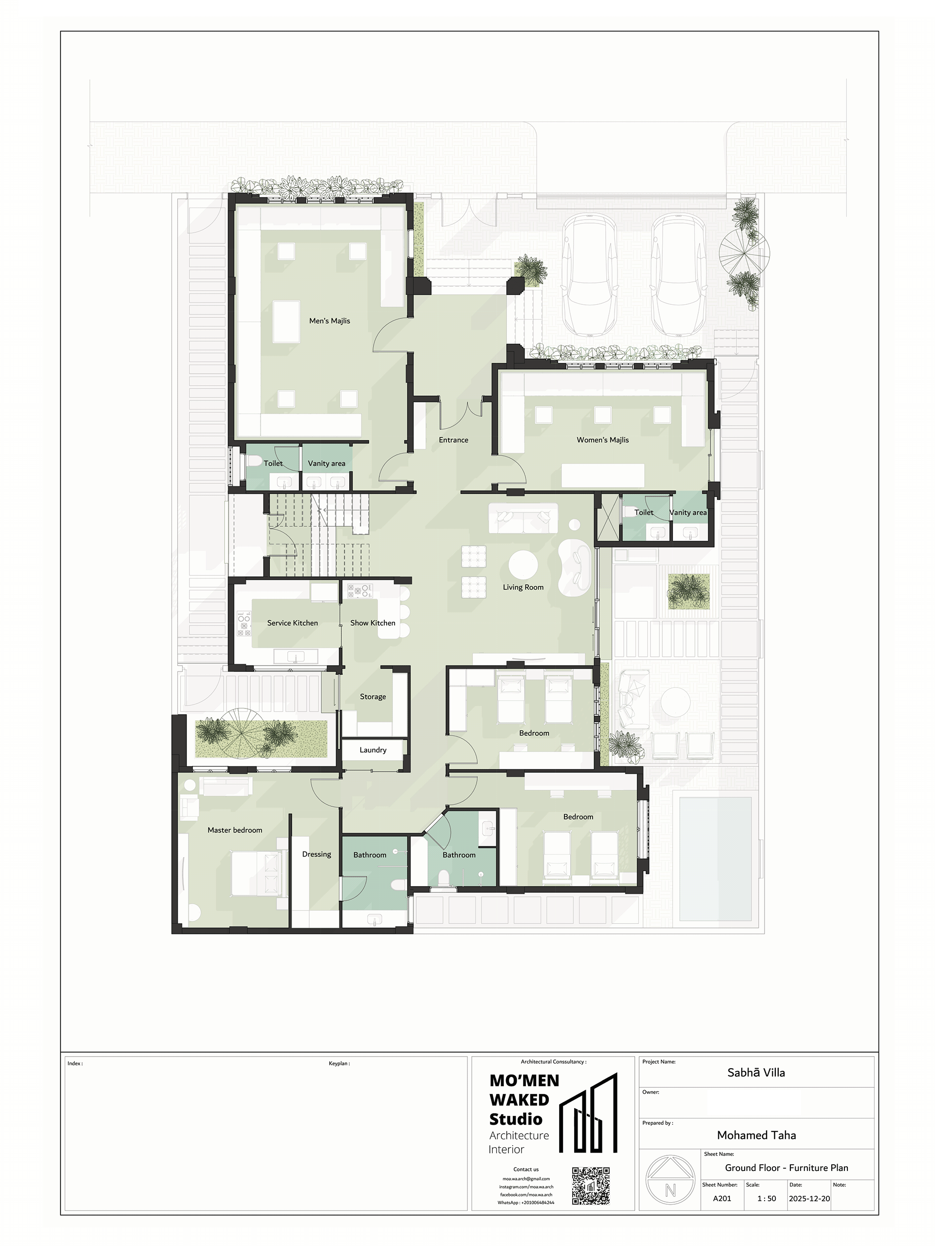 当代伊斯兰风格别墅丨Mohamed Taha & Moamen Waked-14