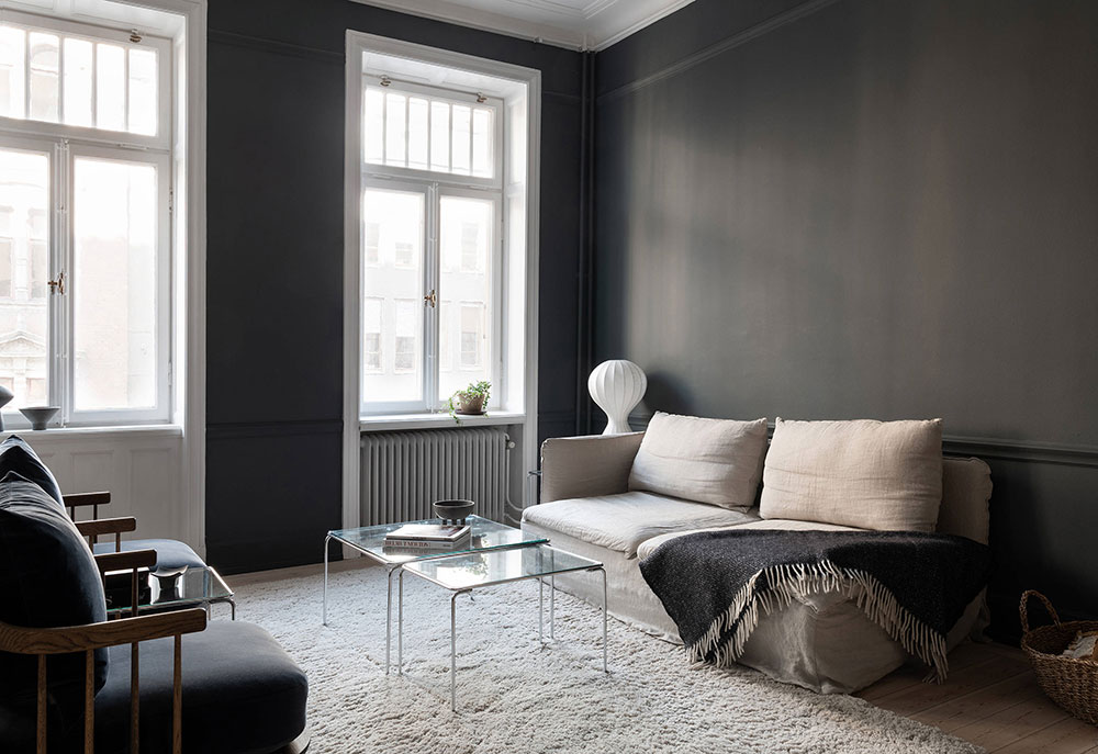 斯德哥尔摩 84 平米魅力暗色调公寓-6