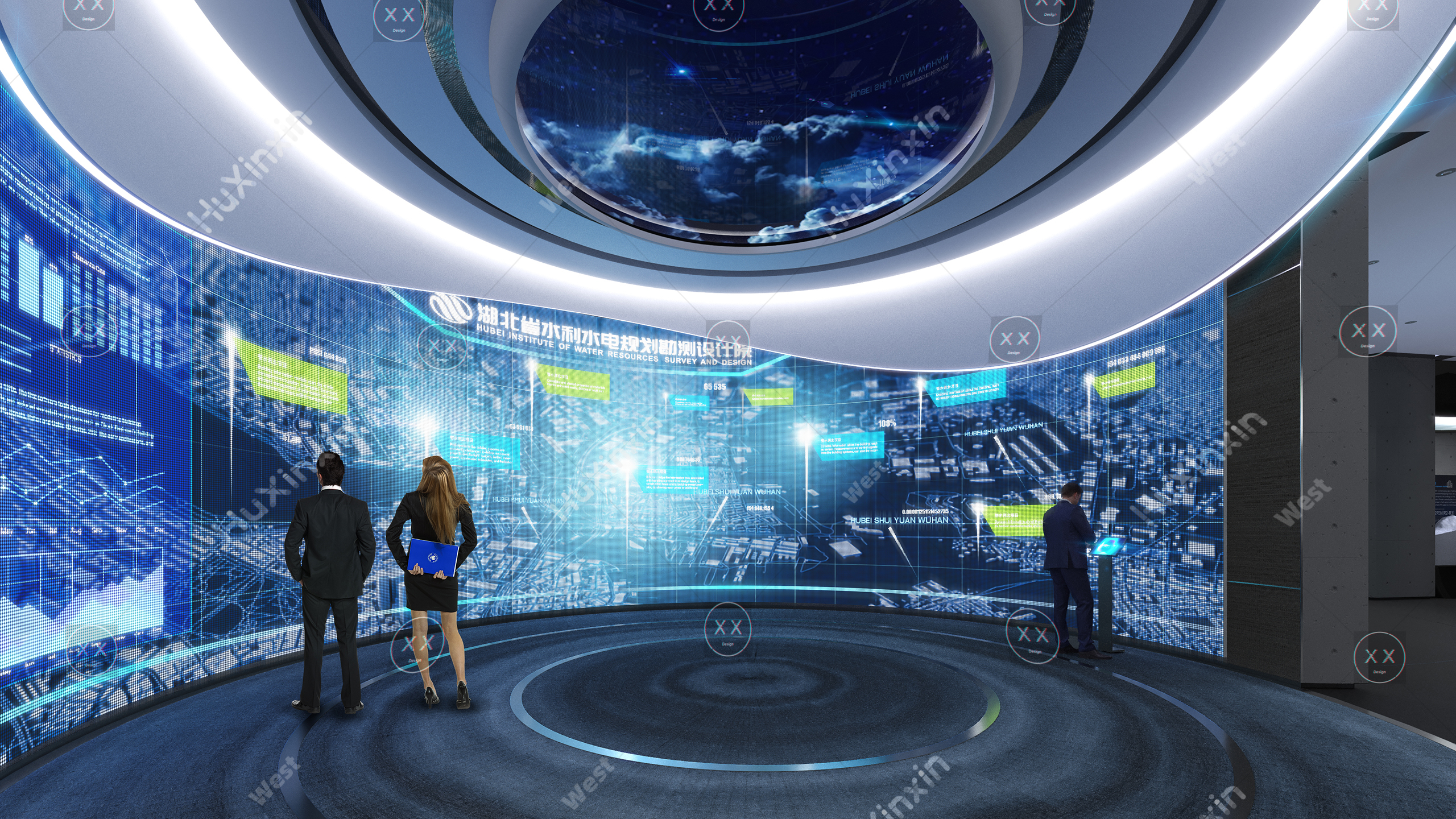 湖北水院企业展厅-10