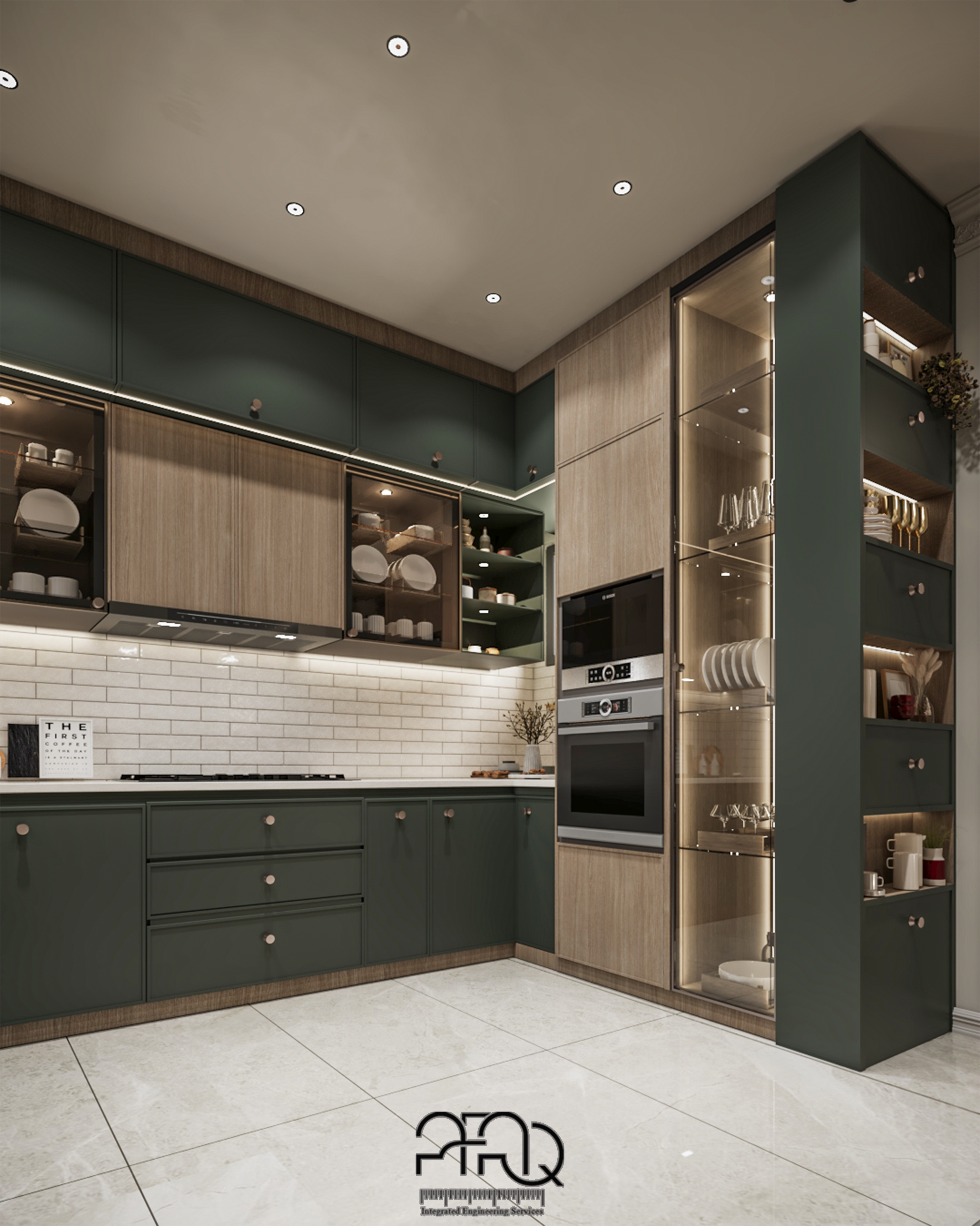 Luxury Classic Kitchen & Dining Space-7