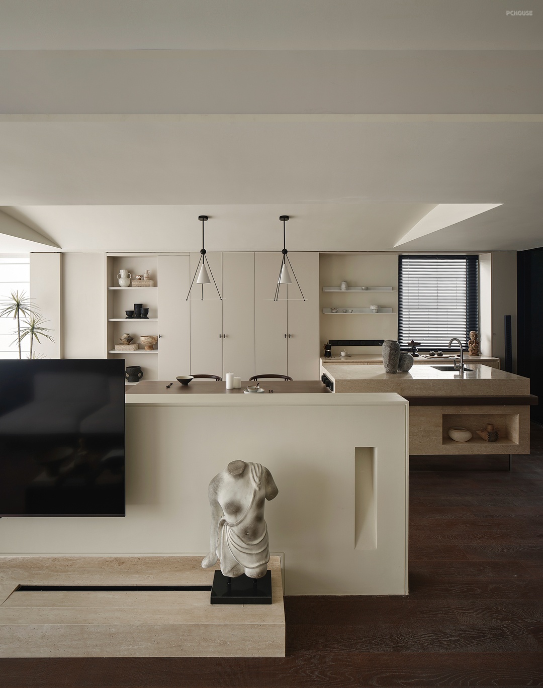 160㎡侘寂新中式 感受当代禅意东方美丨FF design-17