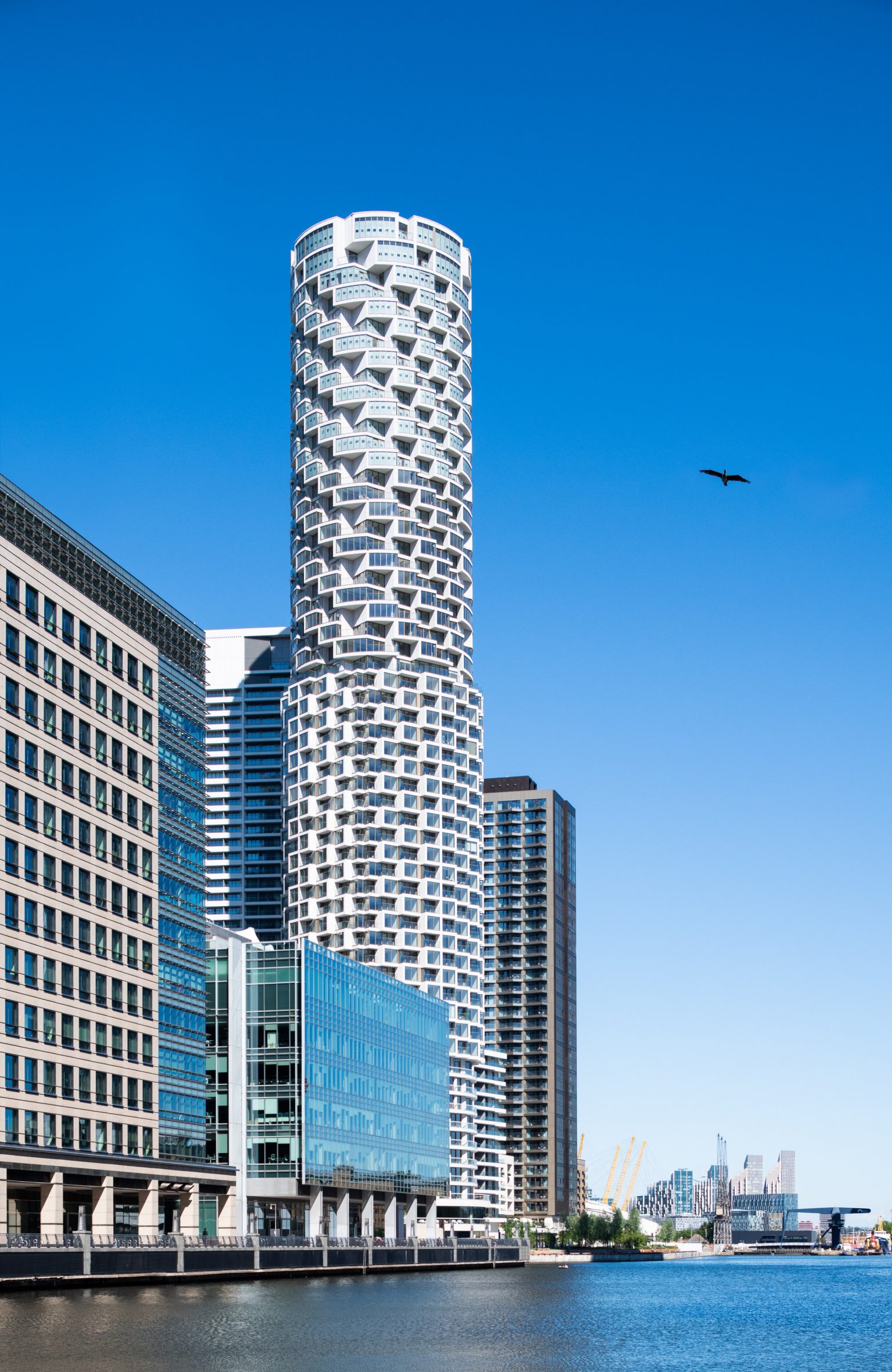 伦敦 Canary Wharf 新地标—— Herzog & de Meuron 设计的圆柱形摩天大楼-32