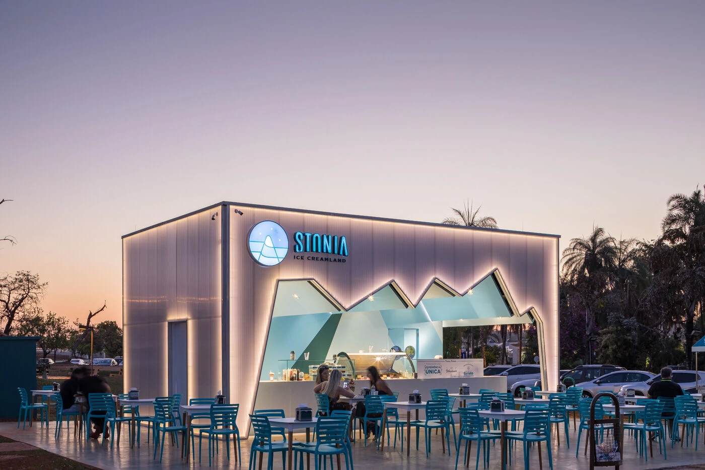 巴西 STONIA ICE CREAMLAND 餐厅丨mínimo arquitetura e design-20