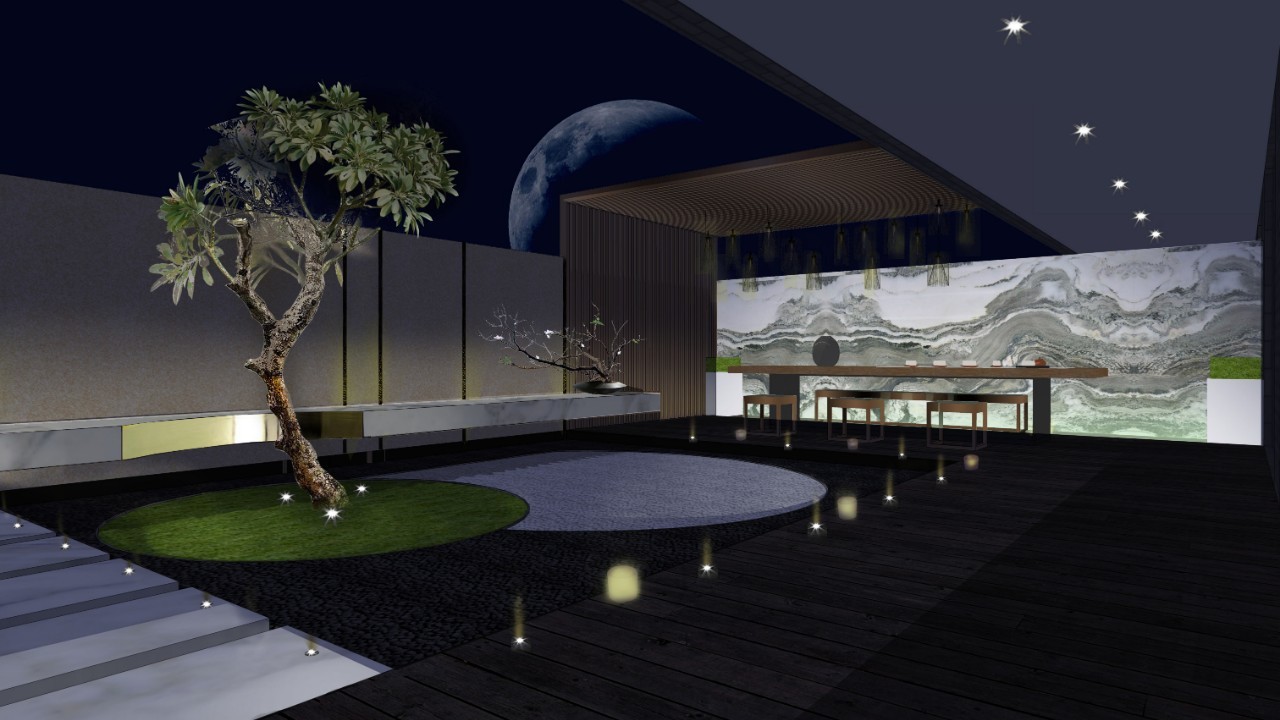 度假胜地，意式托斯卡纳风情庭院-9