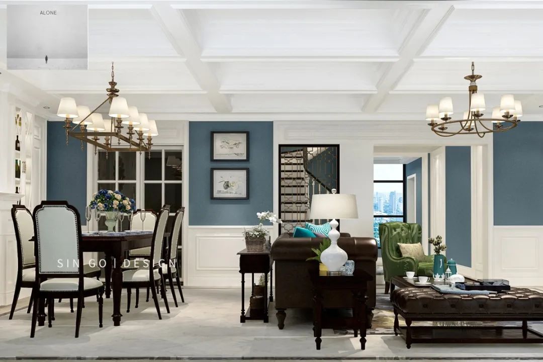 简约美式理想家,极简生活空间设计-29