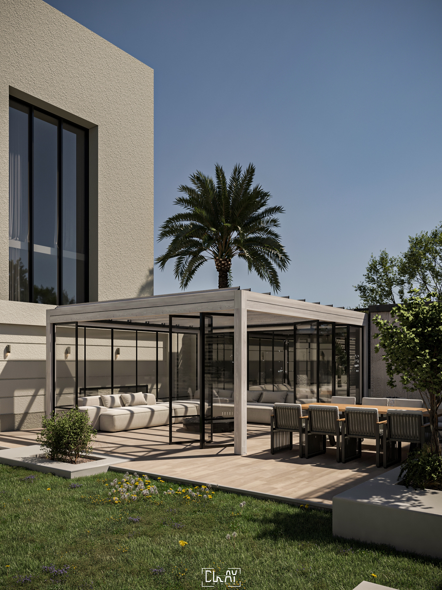 Villa Landscape 住宅建筑外立面设计丨@clay studio-14