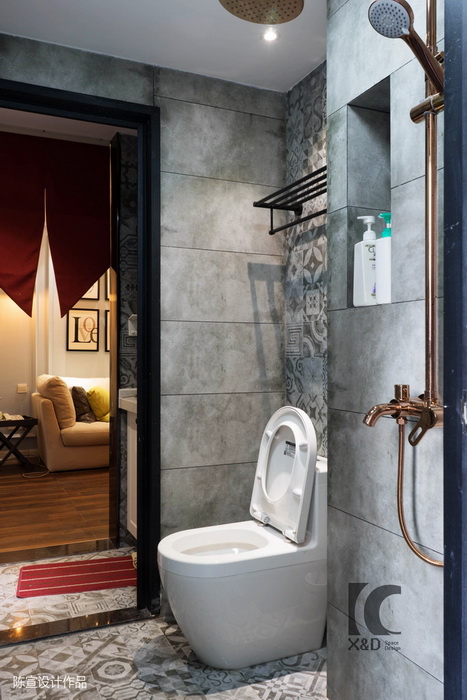 陈宣设计 · 重庆 65 平米美式工业风住宅-22