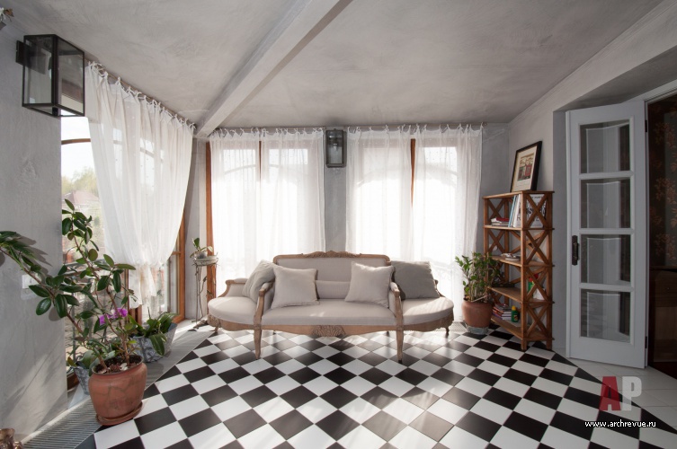 小型折衷风格带阁楼住宅室内设计丨Белоногова Наталья-23