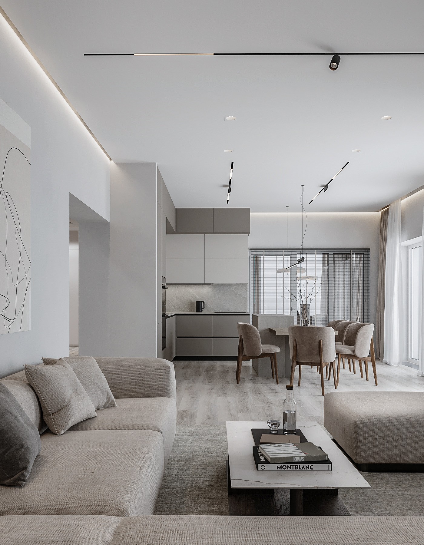 灰白简洁空间  简约不简单！-1