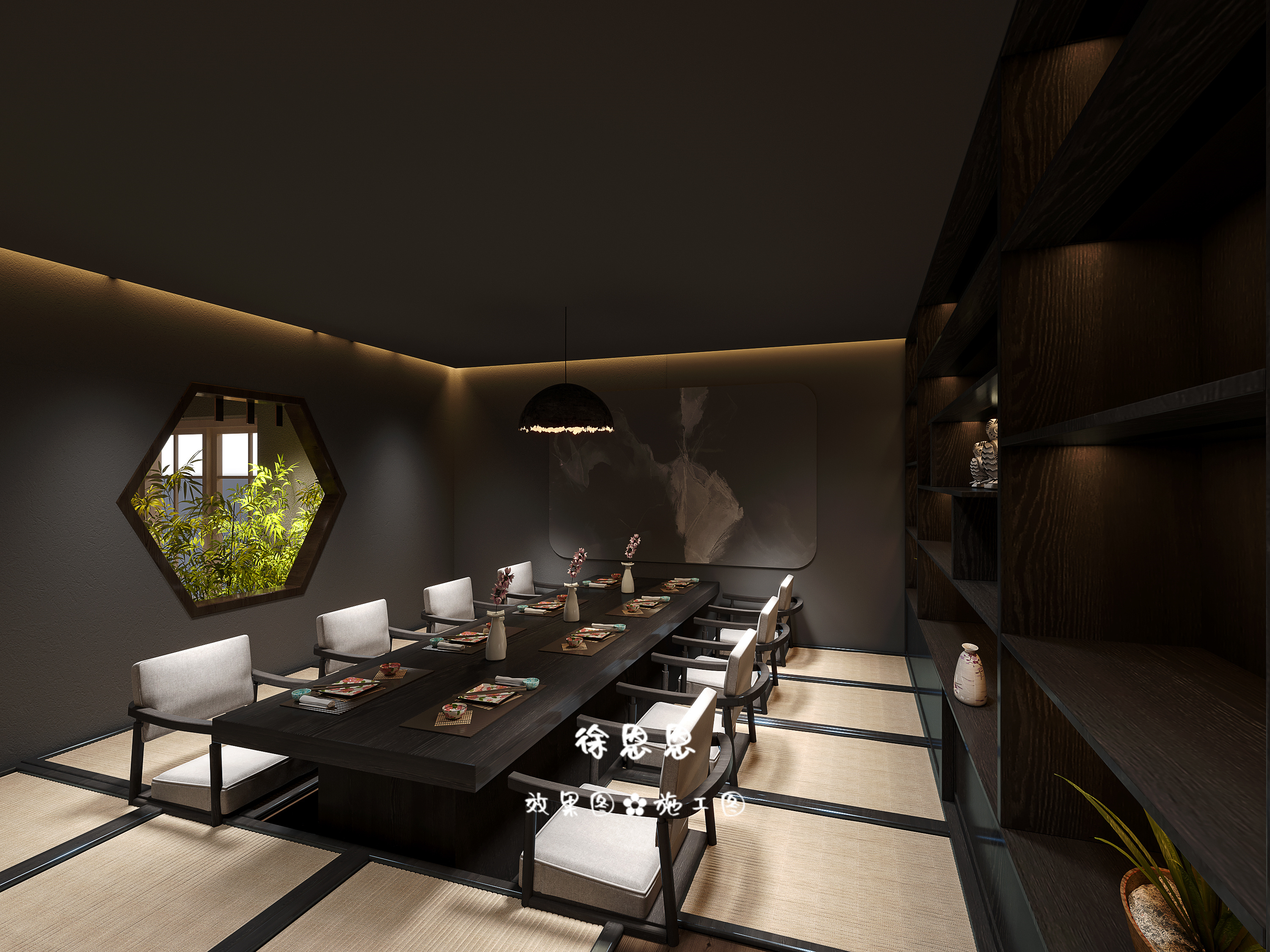 日料店案例|寻一隅日式风雅，高端品质-6