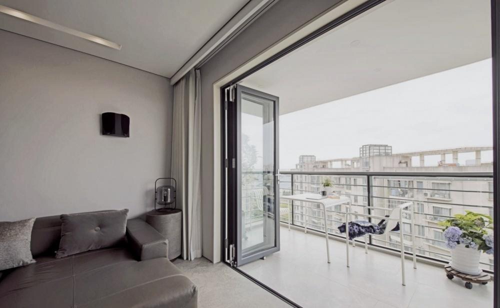 ANAC 空间高级灰现代简约三室,储物空间与光线设计巧妙结合-8