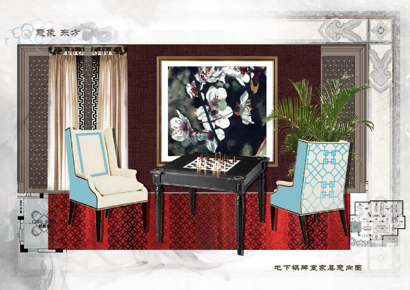 新中式大宅概念陈设配饰设计方案ddx-4