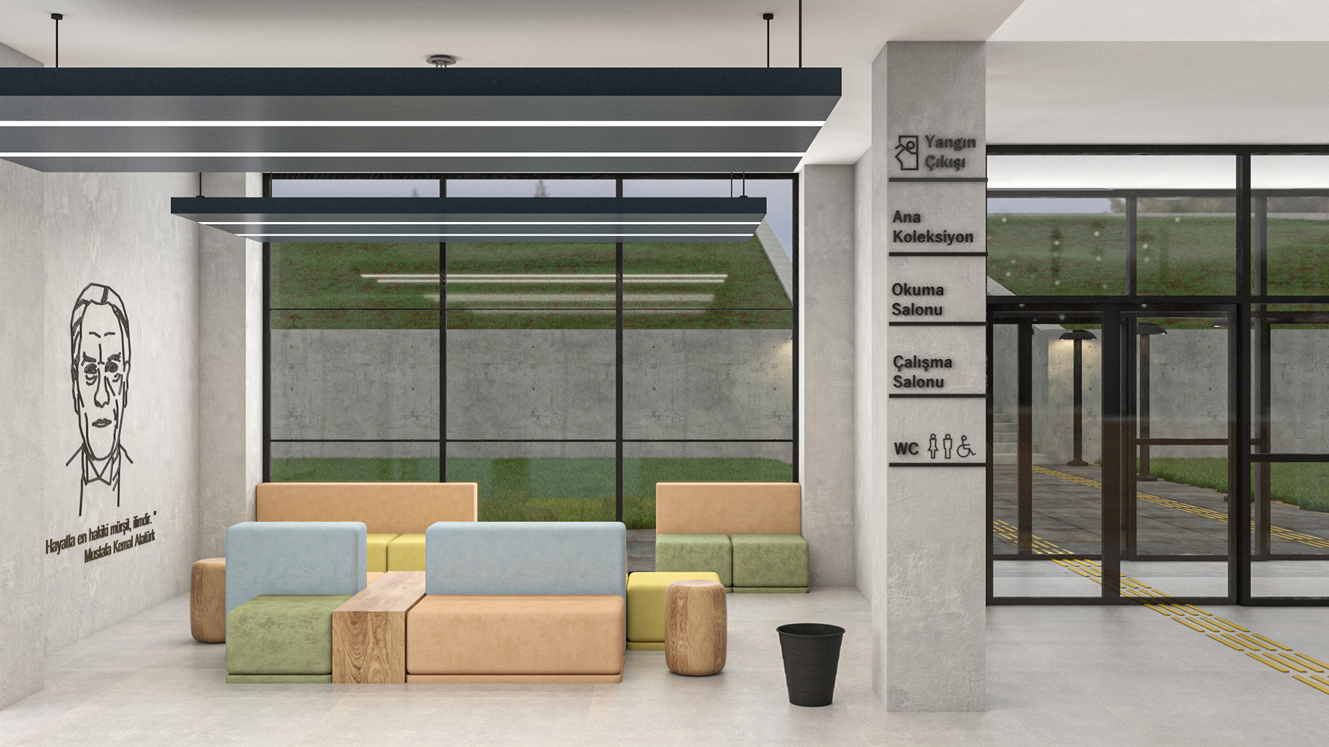 Kocaeli 大学图书馆设计丨Begum Seckin-18