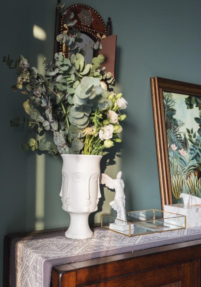 上海本墨设计丨平层丨70W打造218㎡超优雅美式乡村风大宅-64