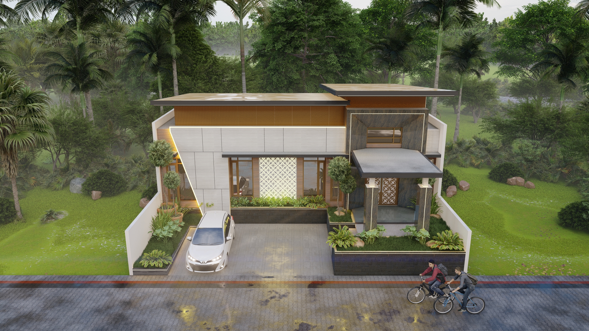 Maduranese 豪华一层住宅设计丨印度尼西亚东爪哇-3