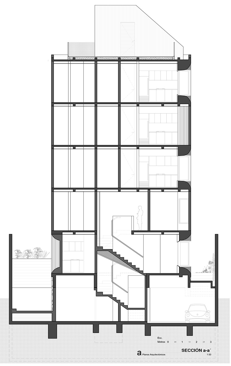 扭转的窗口 | 墨西哥城公寓楼设计-61