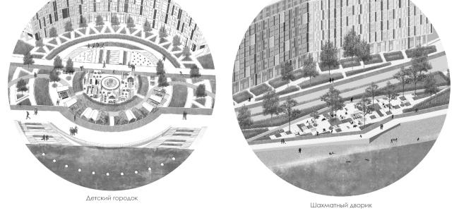 涅瓦湾填海区域步行区及公共空间美化概念方案丨俄罗斯圣彼得堡丨Studio 44（工作室44）等-52