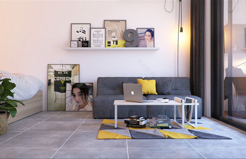 广东 40㎡ 男子单身公寓-6