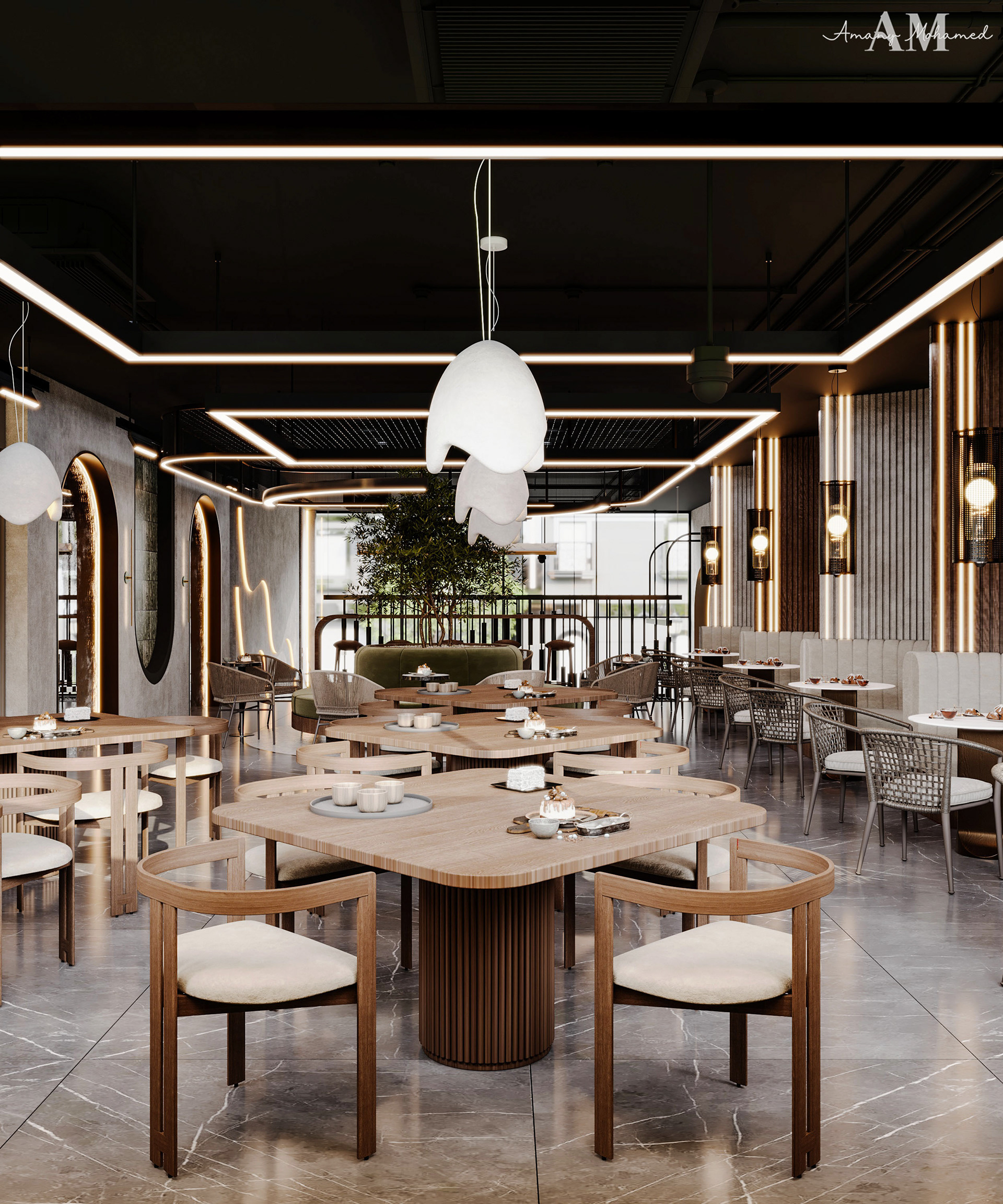 "Lava Cake" Restaurant Visualization-14