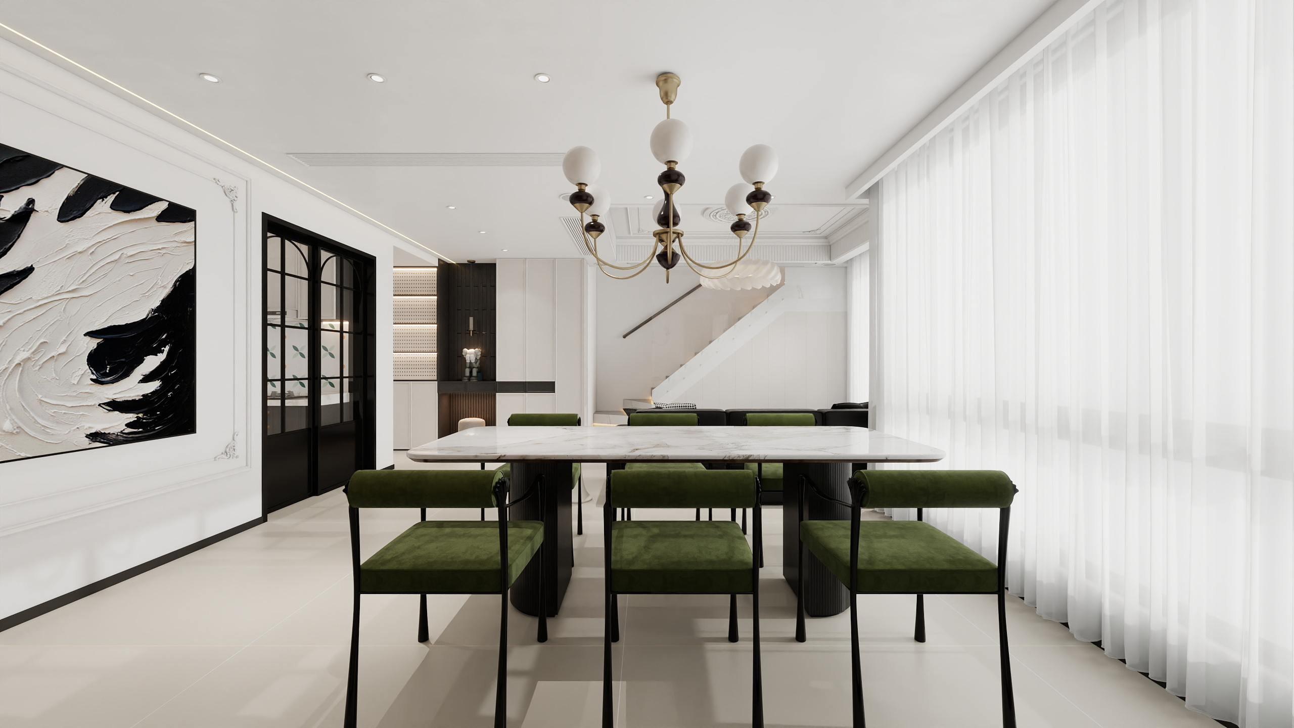 四川成都澳洲湾（225平方简约法式四居室）-19