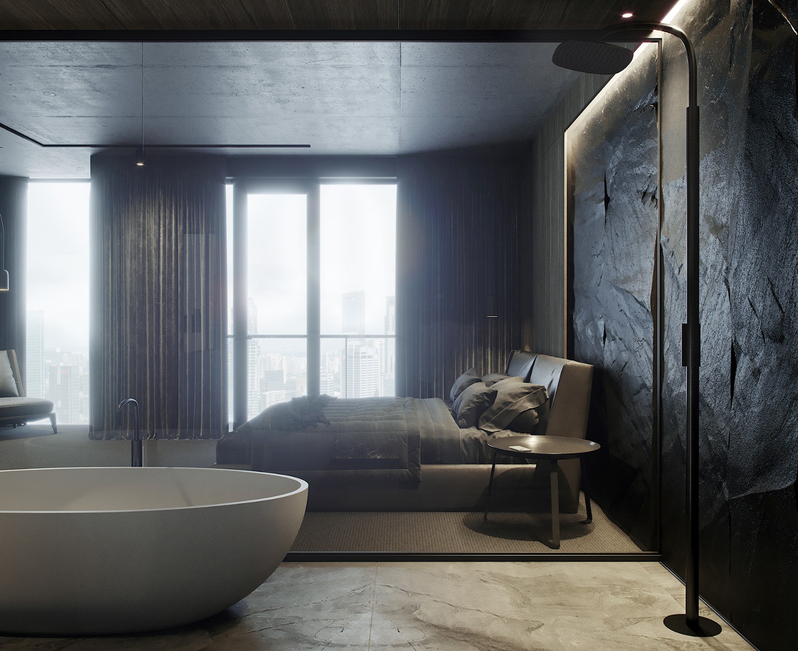 迪拜“酷感高级灰”酒店公寓-6