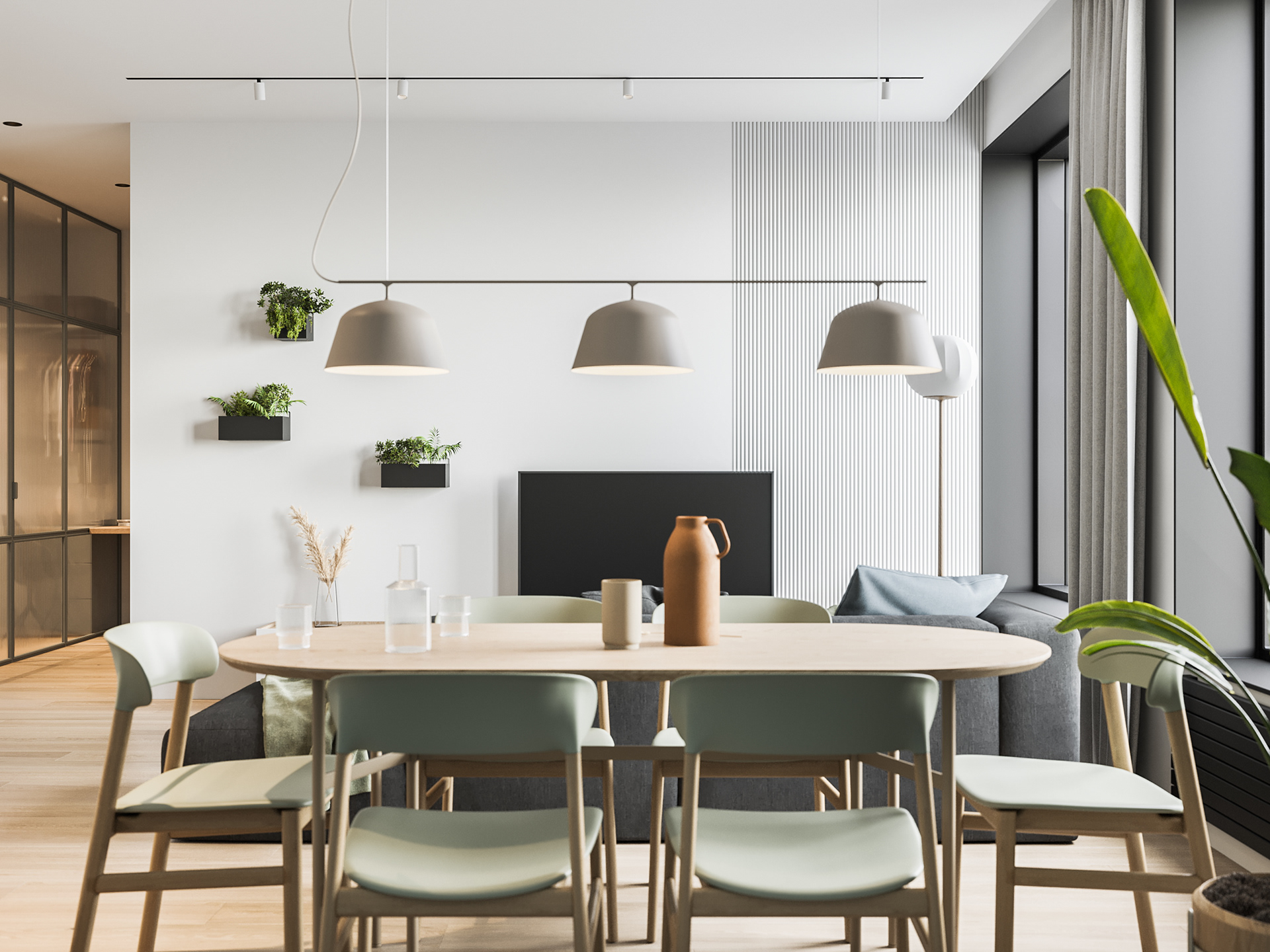 64㎡小空间设计 清新舒适-7