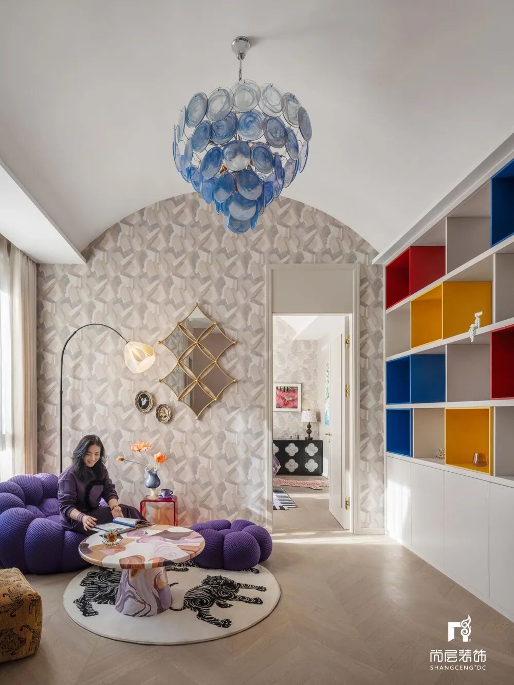 住进600㎡“蒙德里安”的画里，阅读博主申怡的色彩灵感屋-54